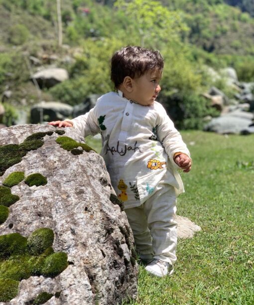 Cream Delight Kurta