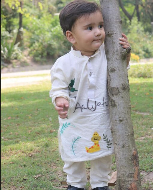 Cream Delight Kurta